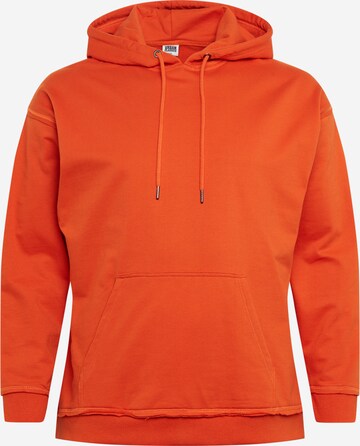 Urban Classics Sweatshirt in Orange: front