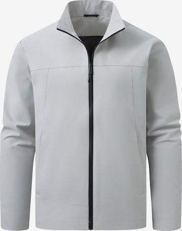 ALLTHEMEN Between-Season Jacket 'Windspur' in Grey: front
