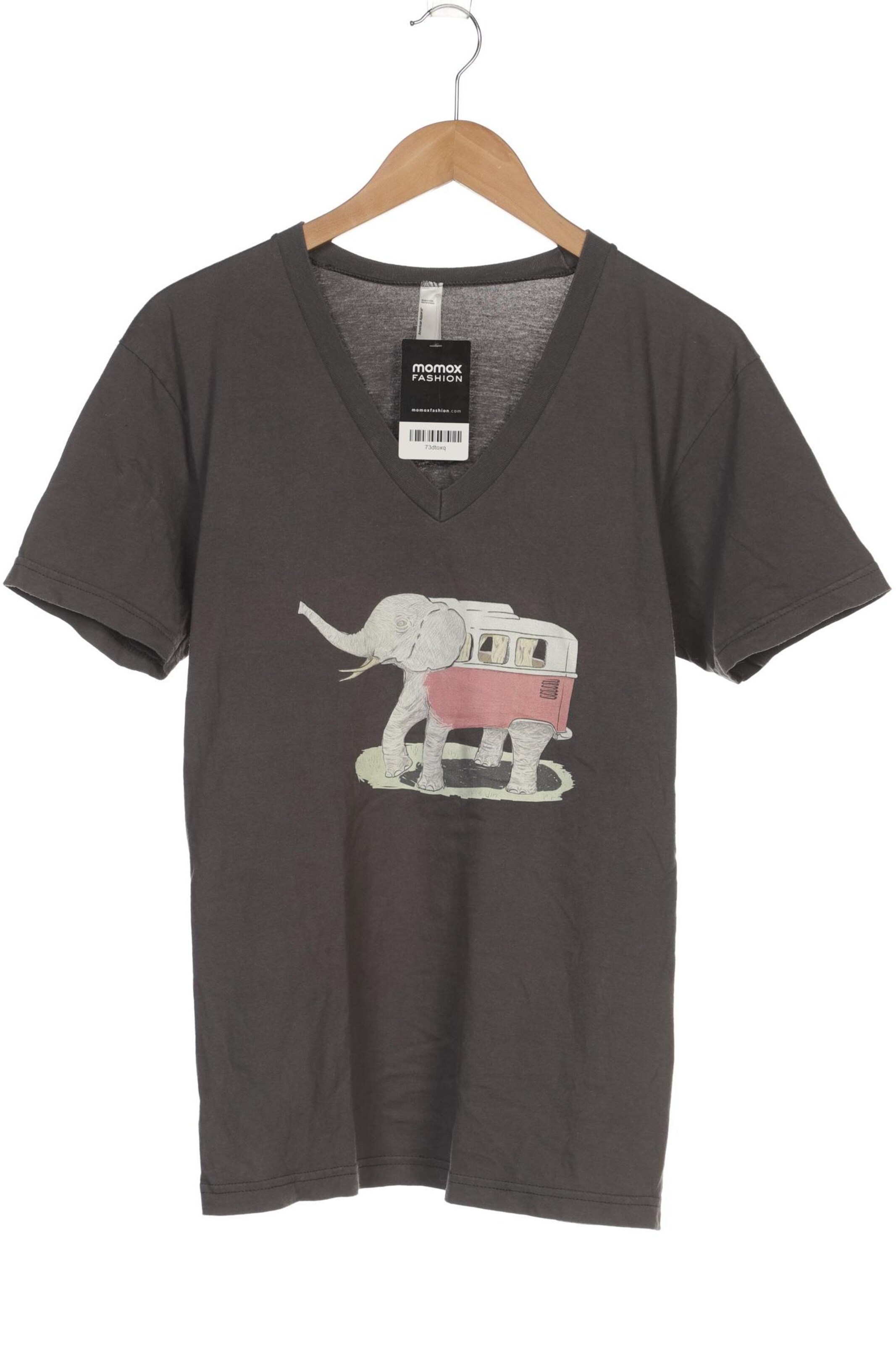 American Apparel Top & Shirt in M in Grey: front