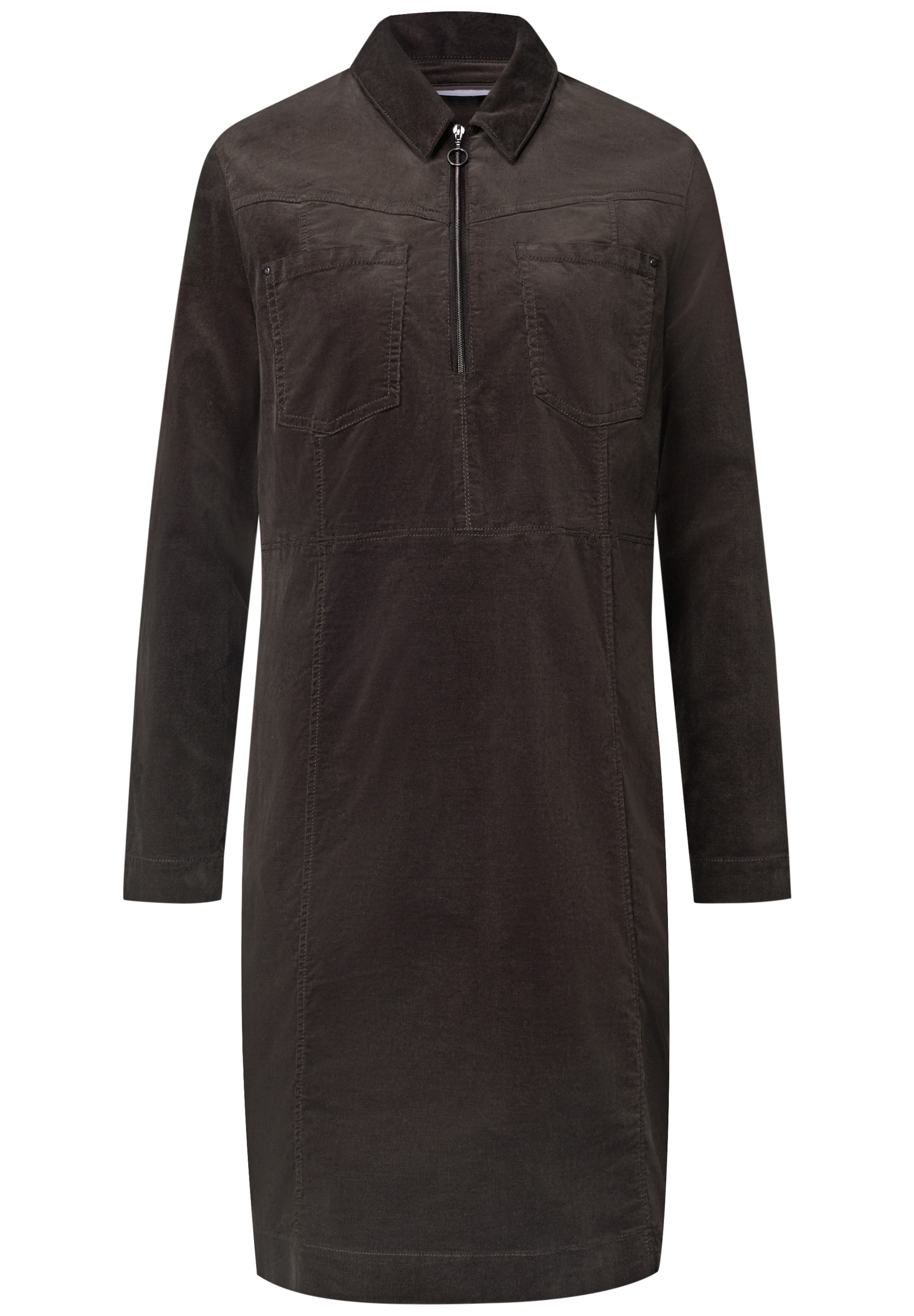 STREET ONE Kleid in 34 in dunkelbraun, Produktansicht
