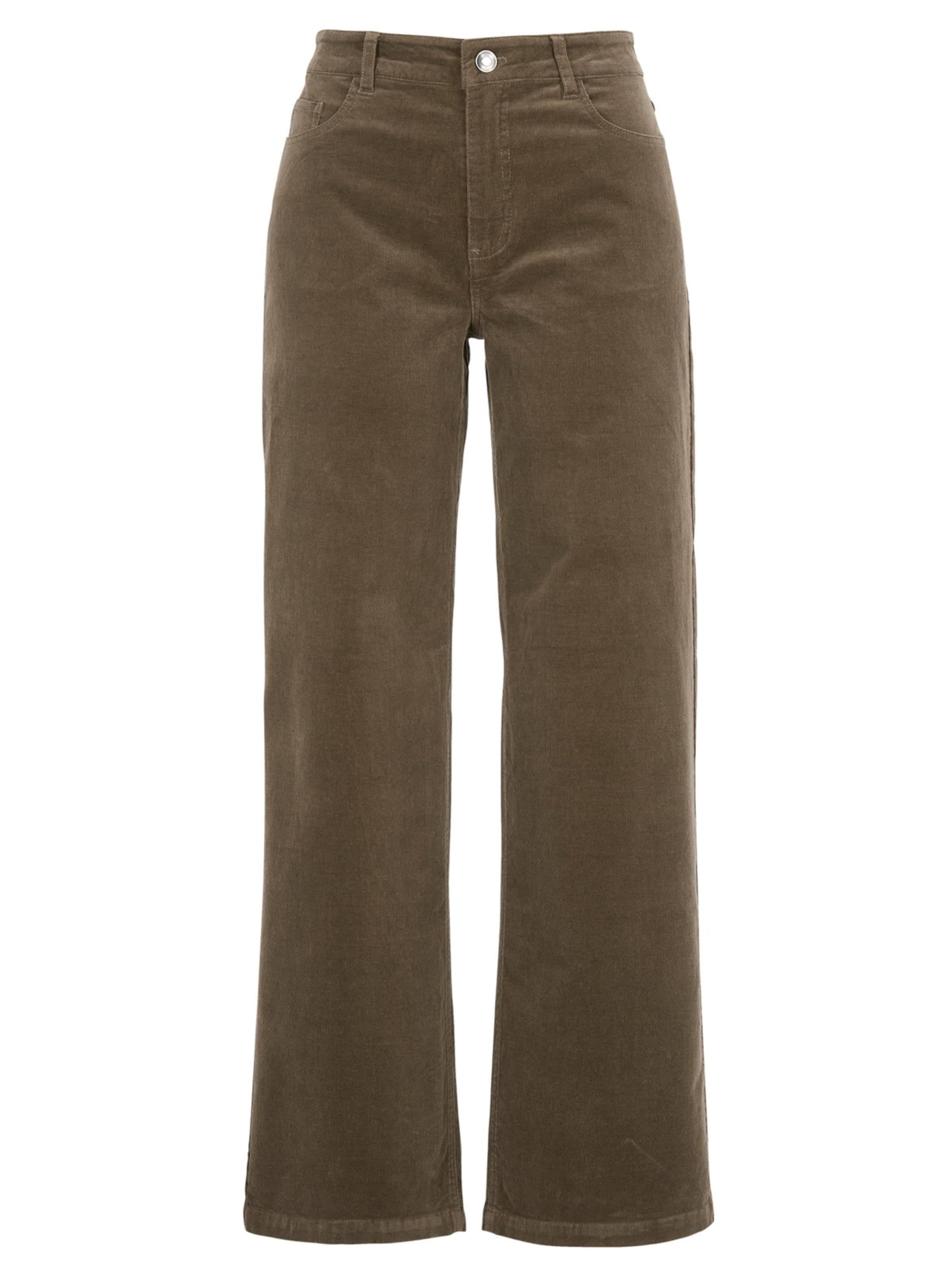 Cellbes of Sweden Wide Leg Hose in Grün: Vorderseite