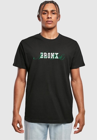 Mister Tee Shirt 'NY Bronx' in Zwart: voorkant