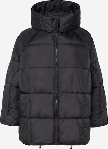 ONLY Carmakoma Winterjacke 'ASTA' in Schwarz: predná strana