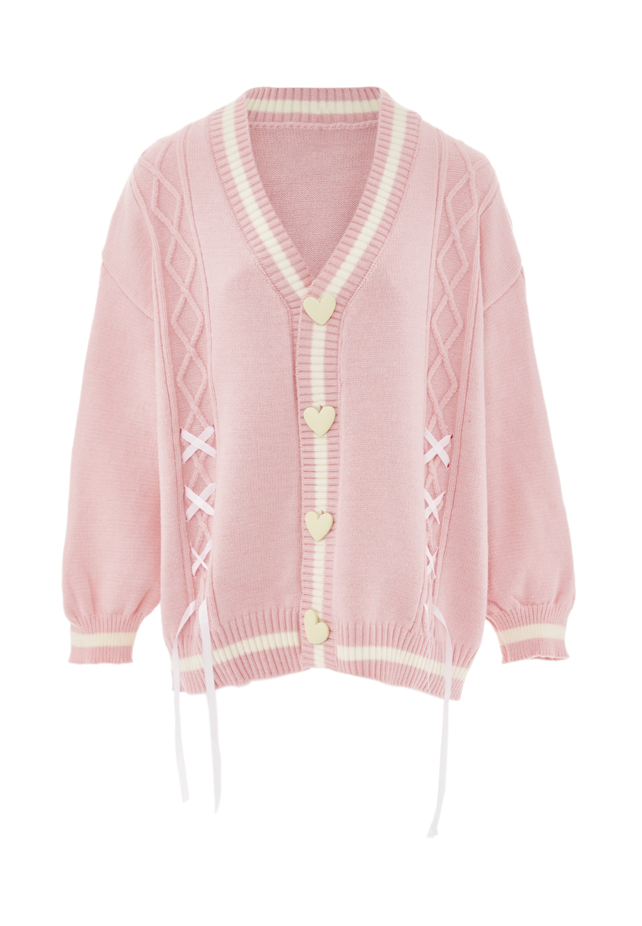 IMMY Knit cardigan in Pink: front