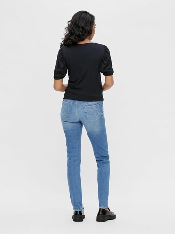 MAMALICIOUS Slimfit Jeans 'London' in Blauw