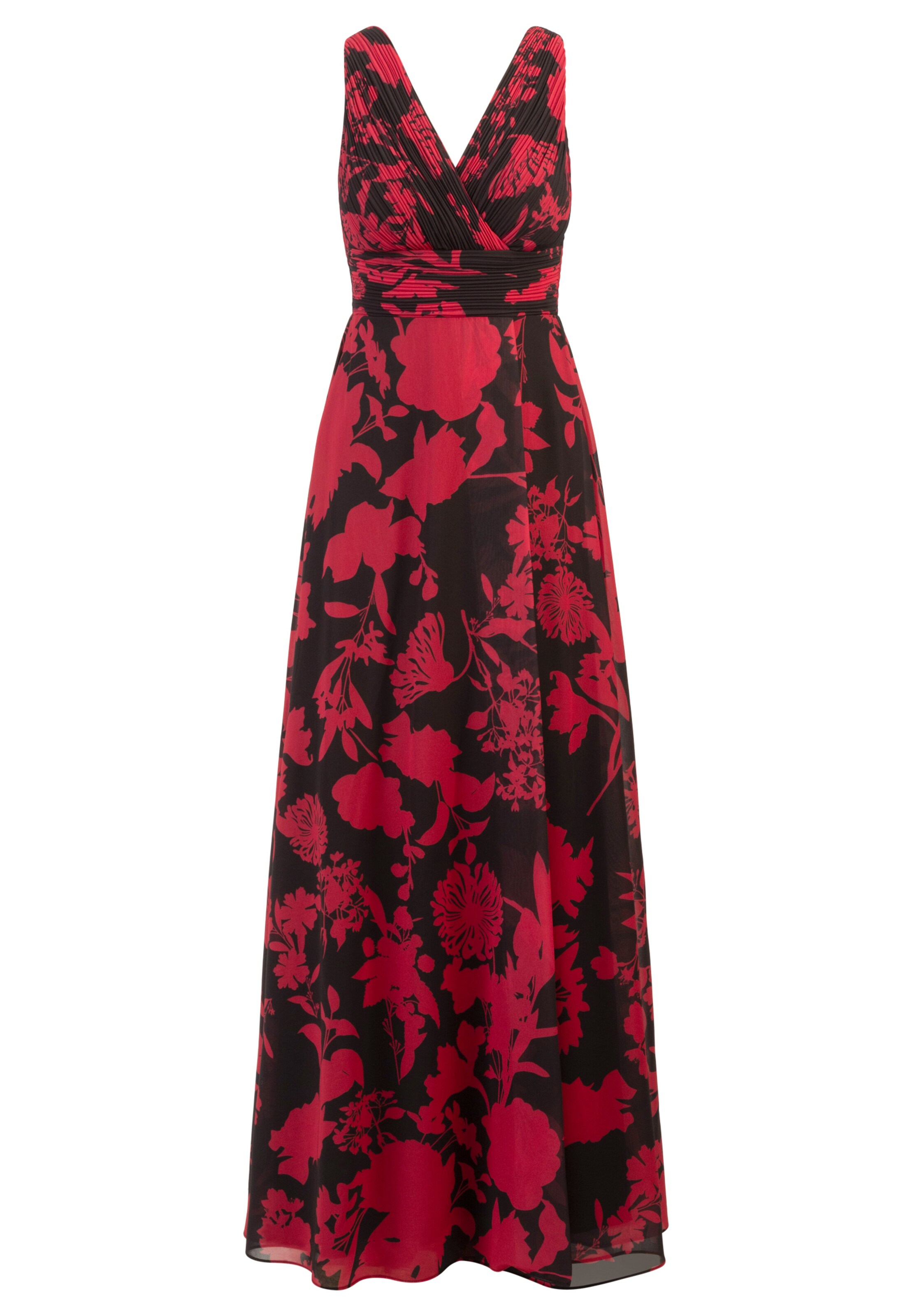 Kraimod - Vestido de noche en rojo: frente