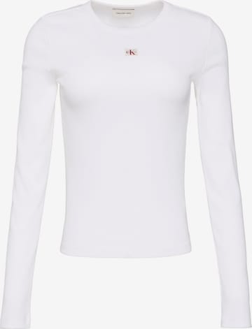 Calvin Klein Jeans Koszulka w kolorze biały: przód