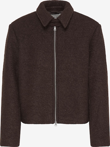 Veste mi-saison 'STIPA' ICHI en marron : devant