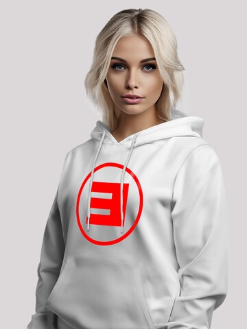 Sweat-shirt 'Eminem Circle E Rap Hip Hop Music' F4NT4STIC en blanc