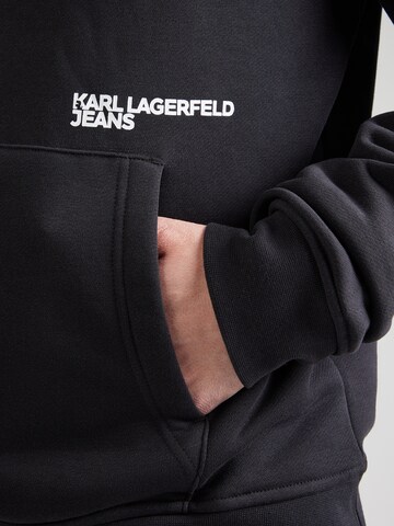KARL LAGERFELD JEANS Свитшот 'ESSENTIAL' в Черный