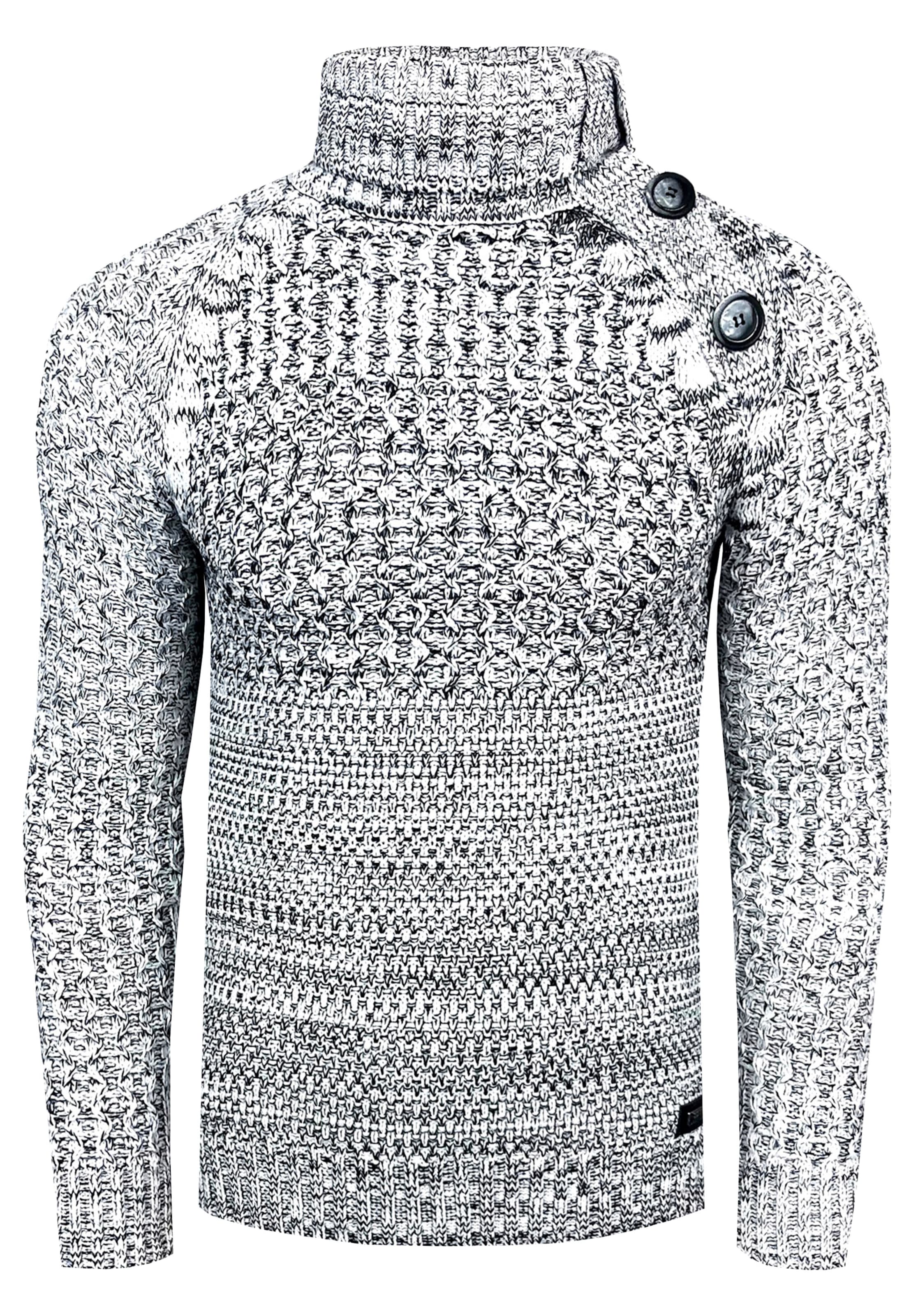 Rusty Neal Pullover in Grau: Vorderseite