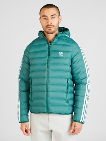 Geacă de iarnă de la ADIDAS ORIGINALS pe verde: față