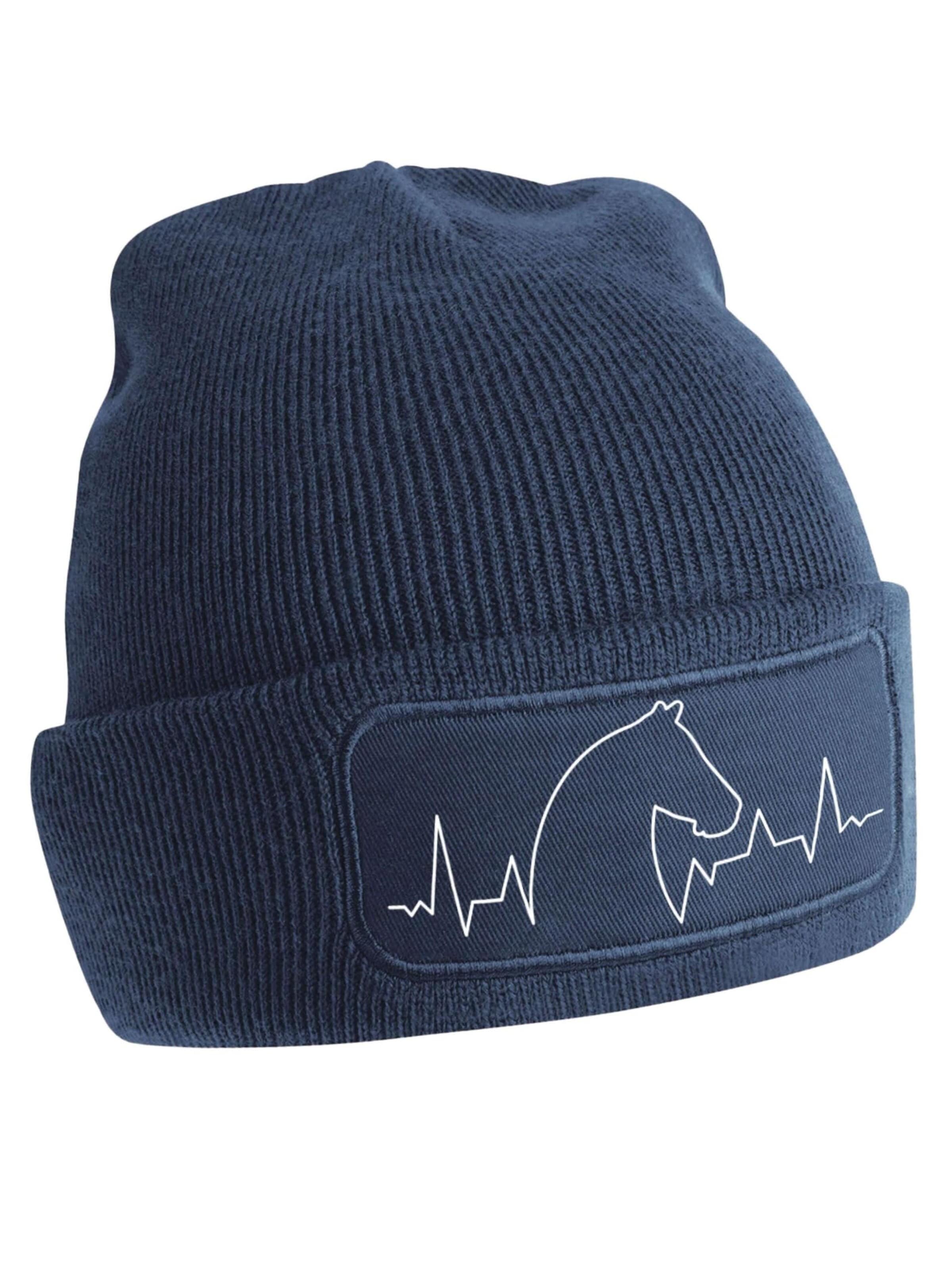 Youth Designz Mütze 'Heartbeat Pferd'‌‌‌‌‌‌‌‌‌ in Blau