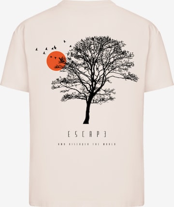F4NT4STIC Shirt 'Escape Discover the World Tree Birds' in Pink: front