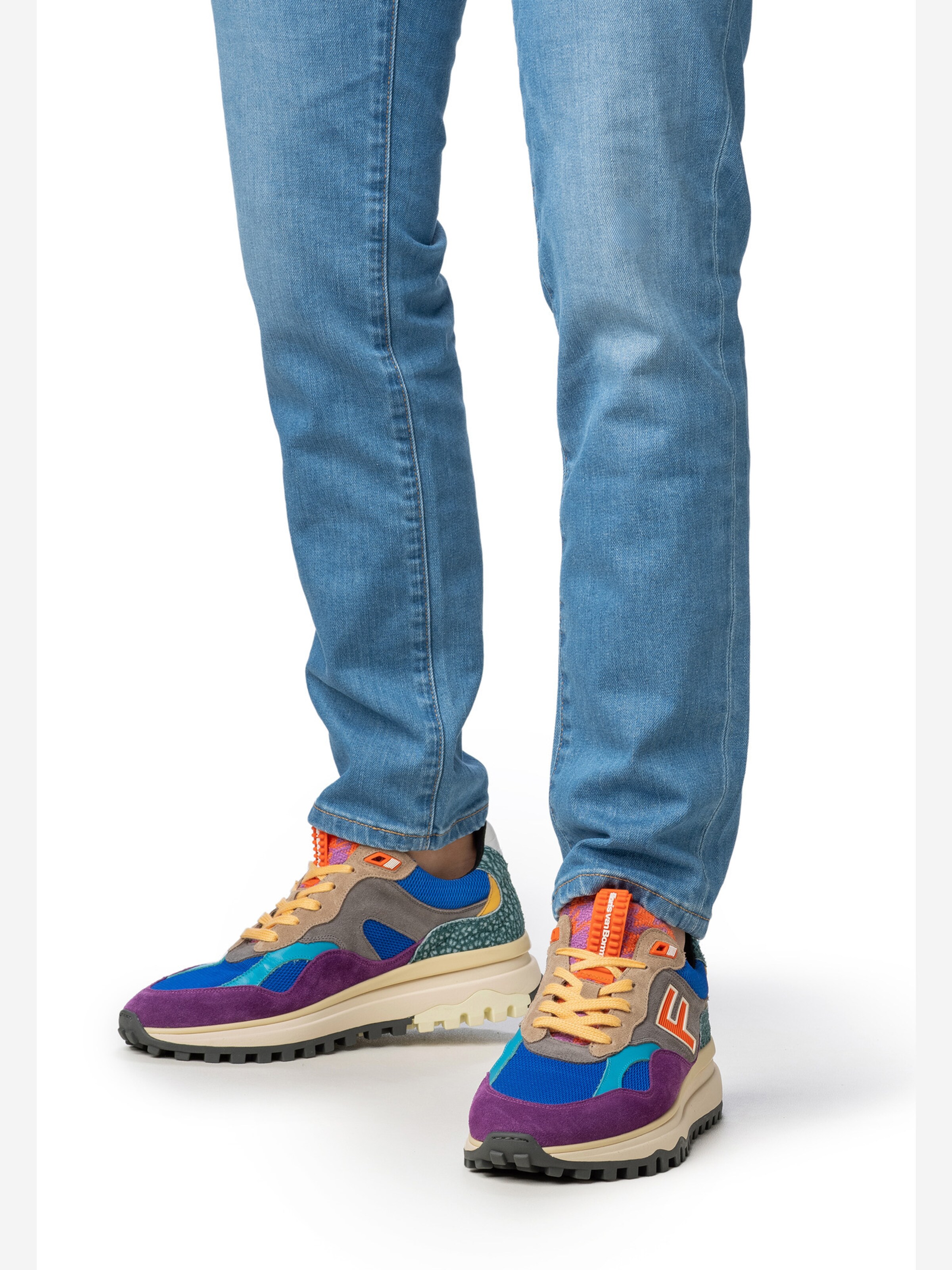 Floris van Bommel Sneaker low ' De Gripper 05.01 ' in Mischfarben: Vorderseite