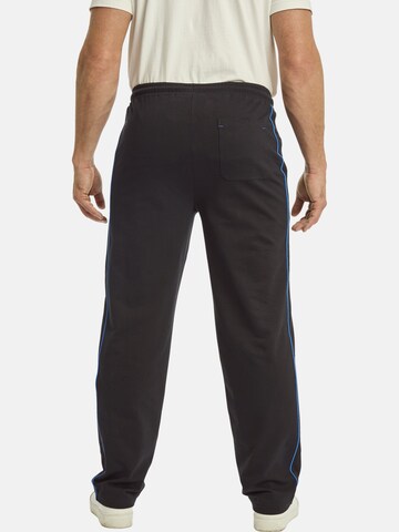 Loosefit Pantalon 'Kalevi' Jan Vanderstorm en noir