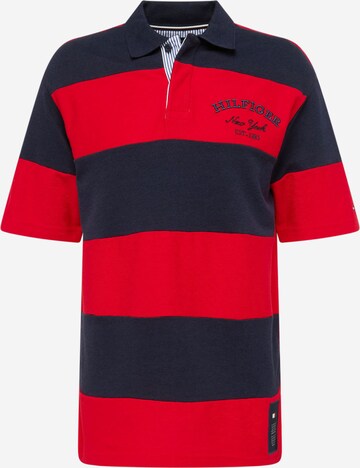 T-Shirt TOMMY HILFIGER en rouge : devant