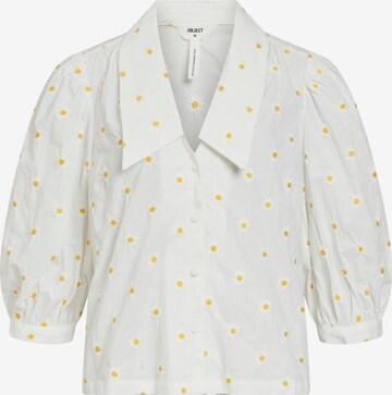 OBJECT Блуза 'Tammy' в бяло: отпред