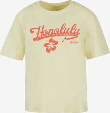 F4NT4STIC Shirt 'Honolulu' in Gelb: predná strana