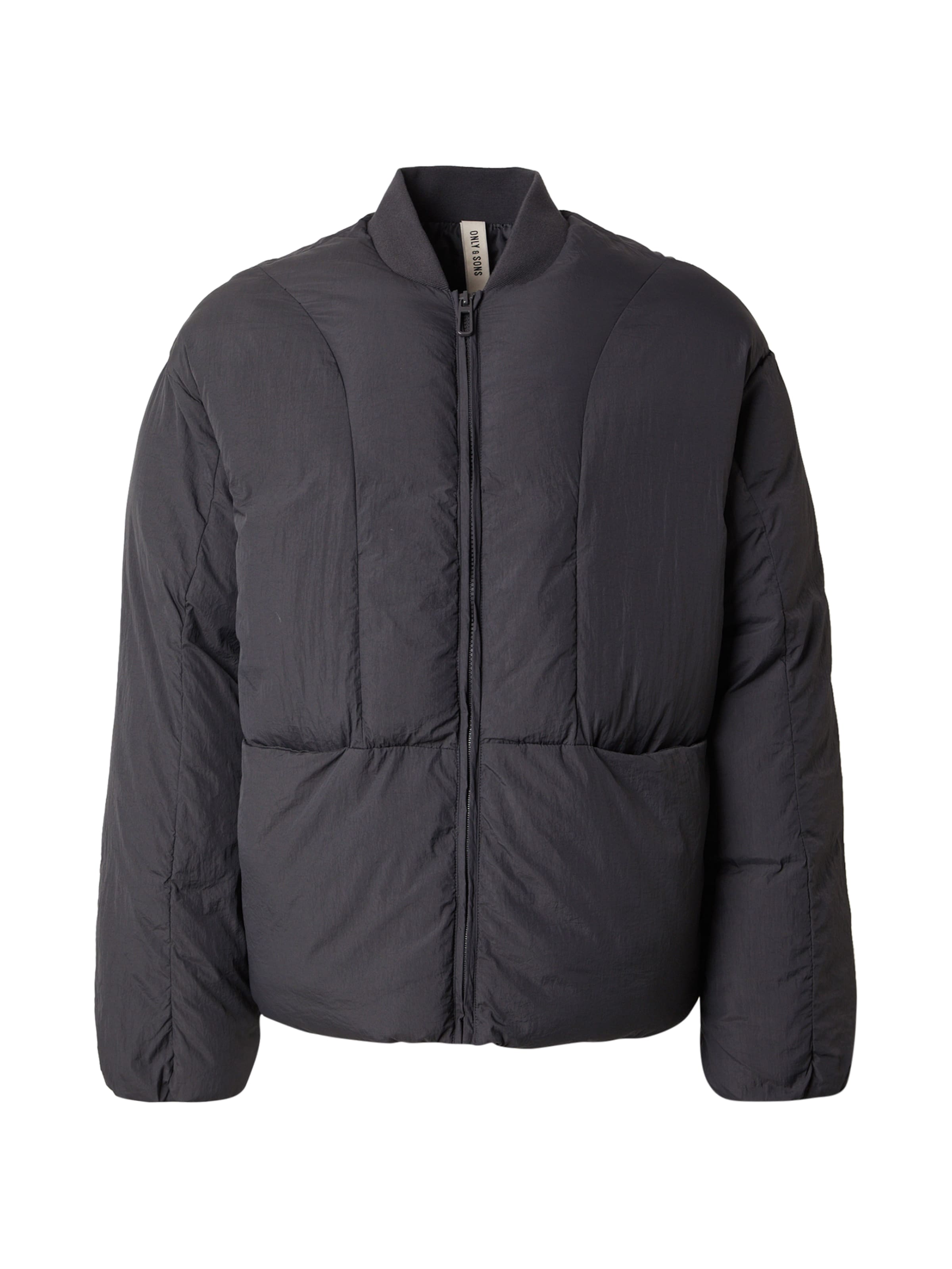 Only & Sons Přechodná bunda 'ONSJEREMY' – šedá: přední strana