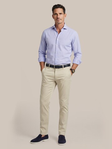 Coupe regular Chemise Steppin' out en bleu