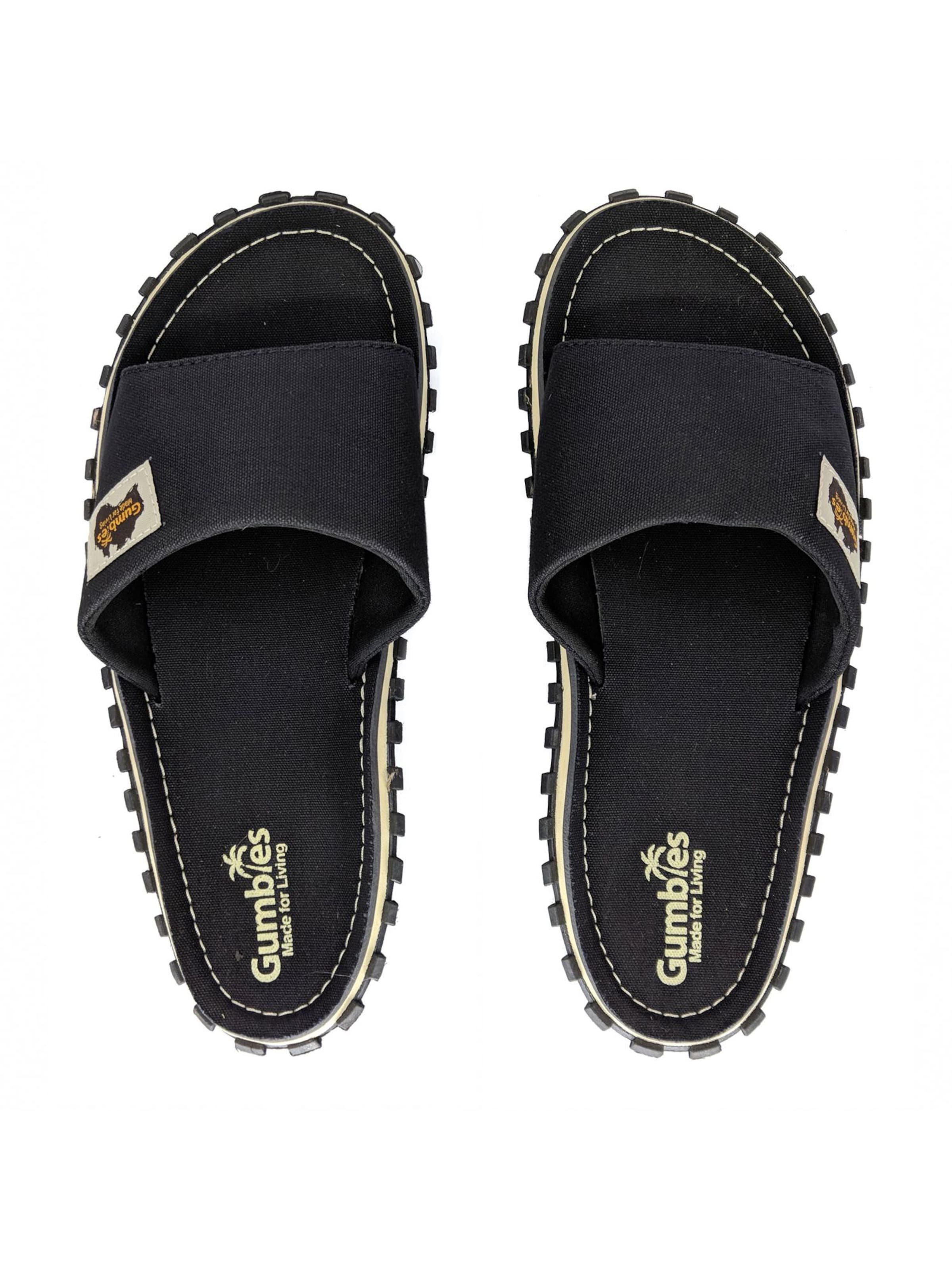 Gumbies Slippers in Black