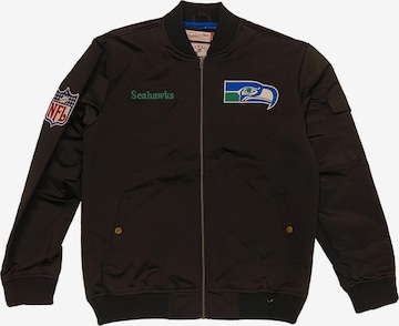 Mitchell & Ness Between-Season Jacket 'Seattle Seahawks' in Black: front