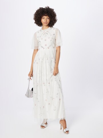 Frock and Frill Evening dress in White
