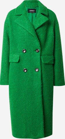 ONLY Between-Seasons Coat 'VALERIA PIPER' in Green: front