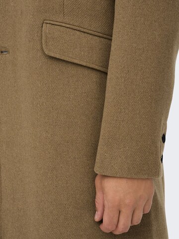 Only & Sons Between-Seasons Coat 'Julian' in Beige