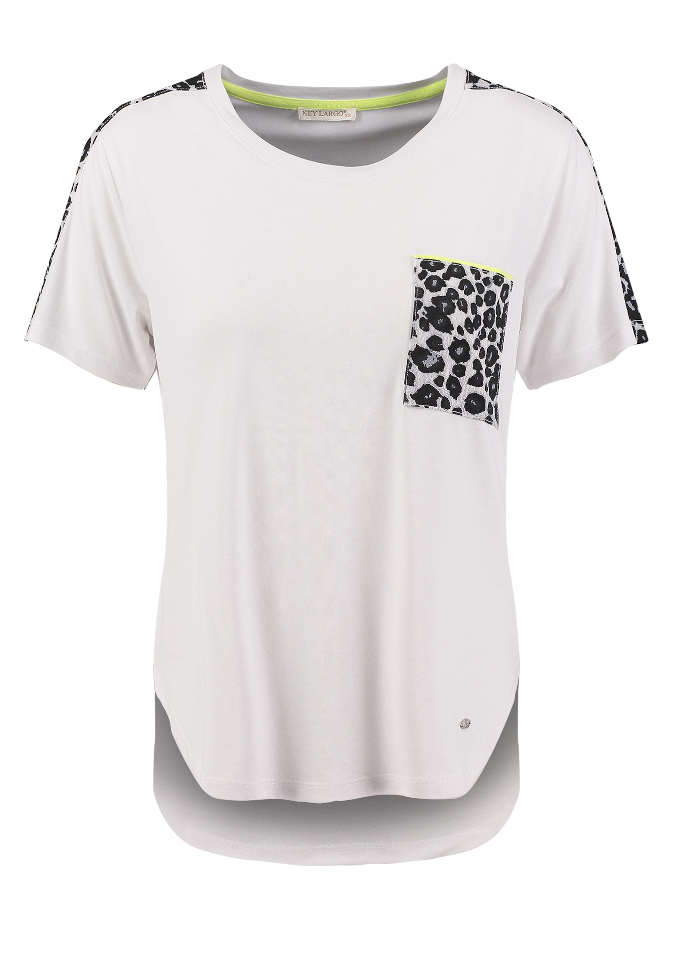 Key Largo Shirts 'Kitty' i hvid: forside