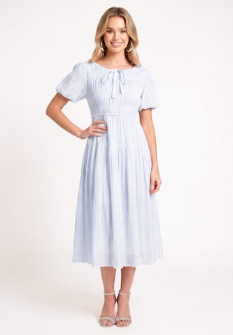 Robe faina en bleu : devant