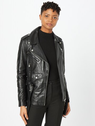 FREAKY NATION Between-Season Jacket 'Modern Way' in Black: front