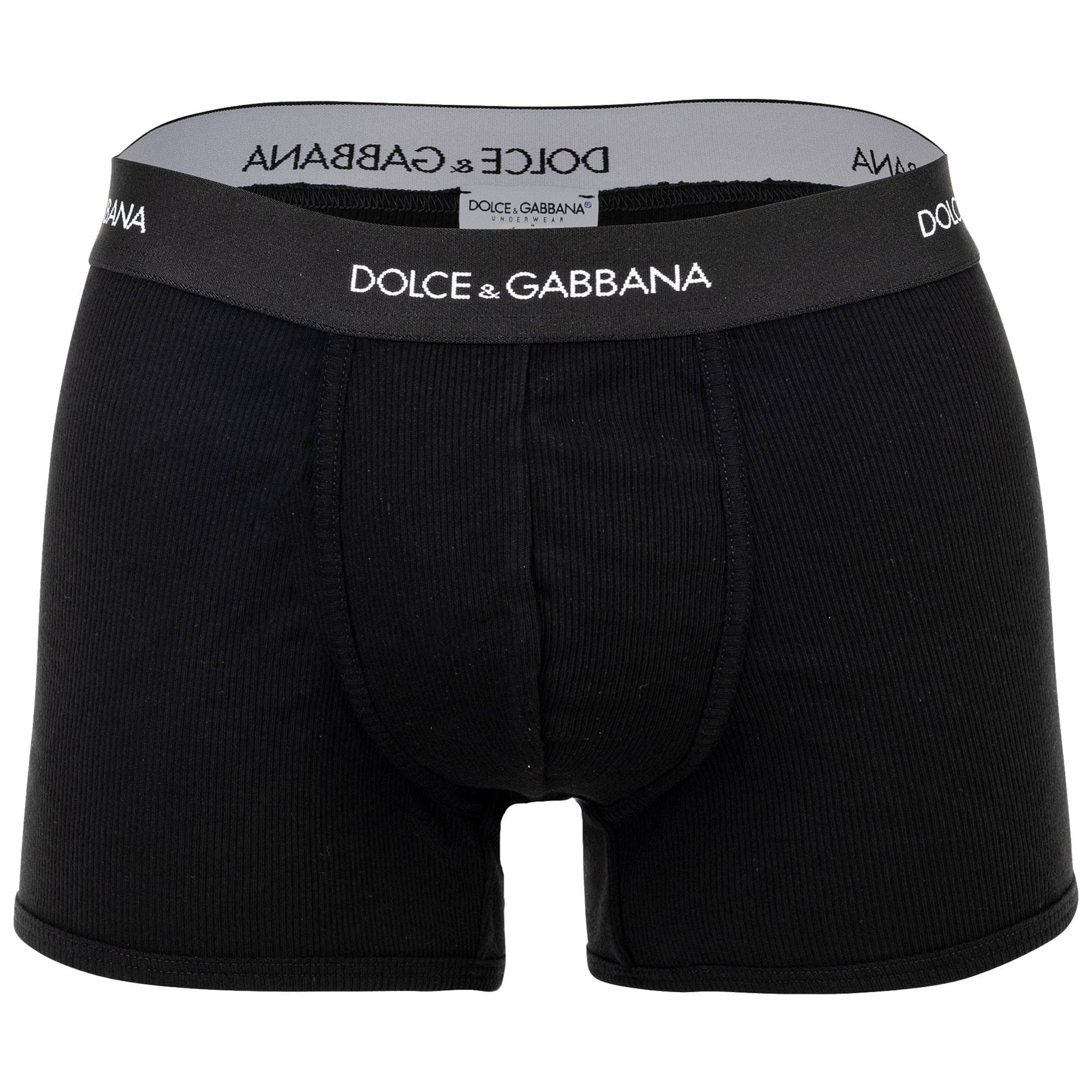 DOLCE & GABBANA Boxershorts in Schwarz: Vorderseite