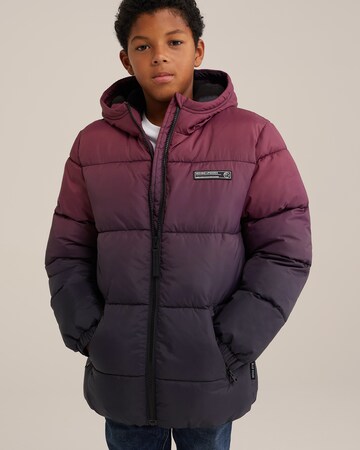 WE Fashion Between-season jacket in Red: front
