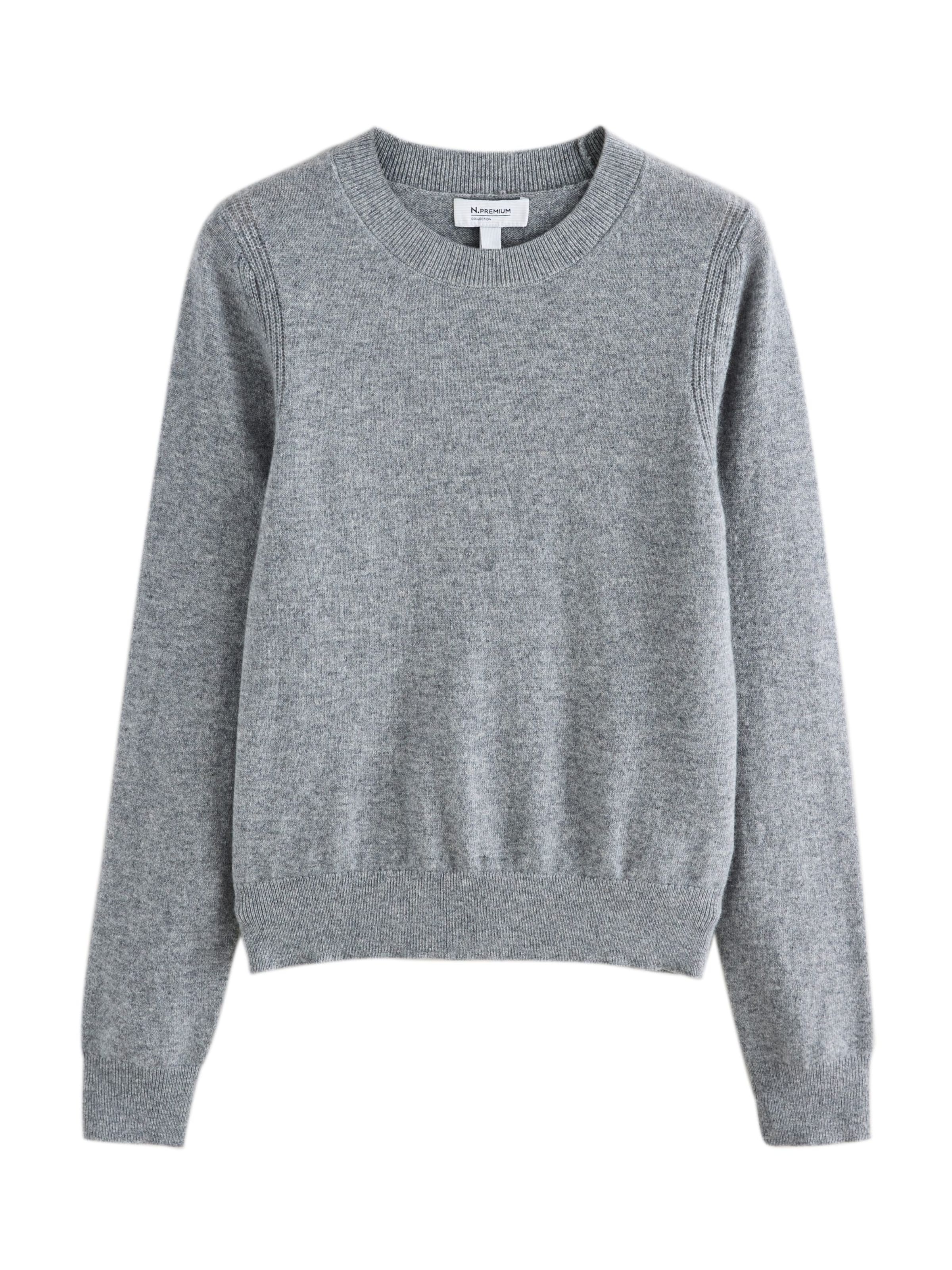 Next Pullover 'N.Premium' i grå: forside