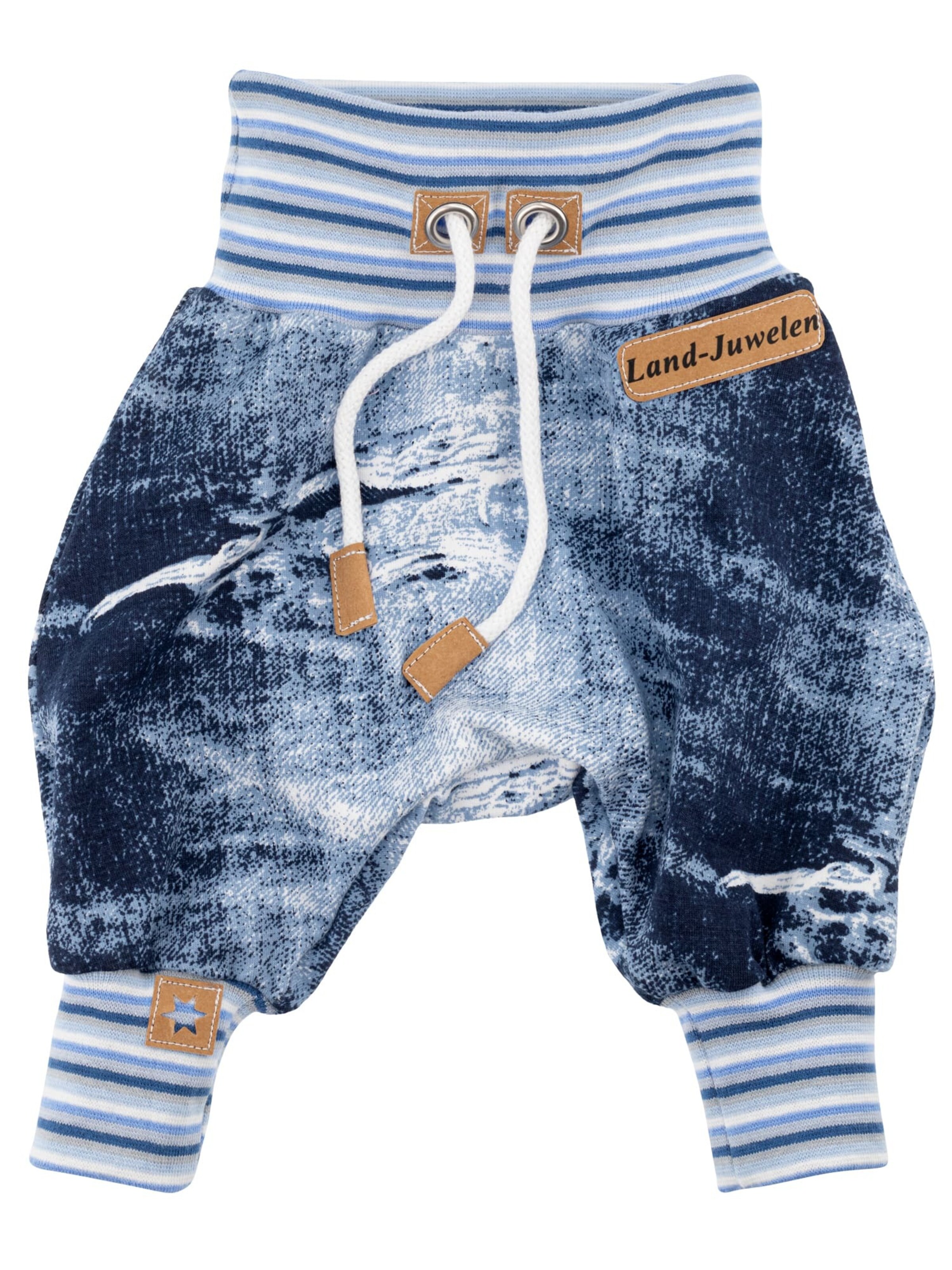 Effilé Pantalon Land-Juwelen en bleu : devant