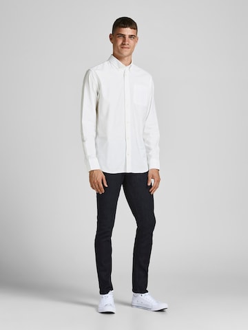 JACK & JONES Regular fit Button Up Shirt 'Brook' in White