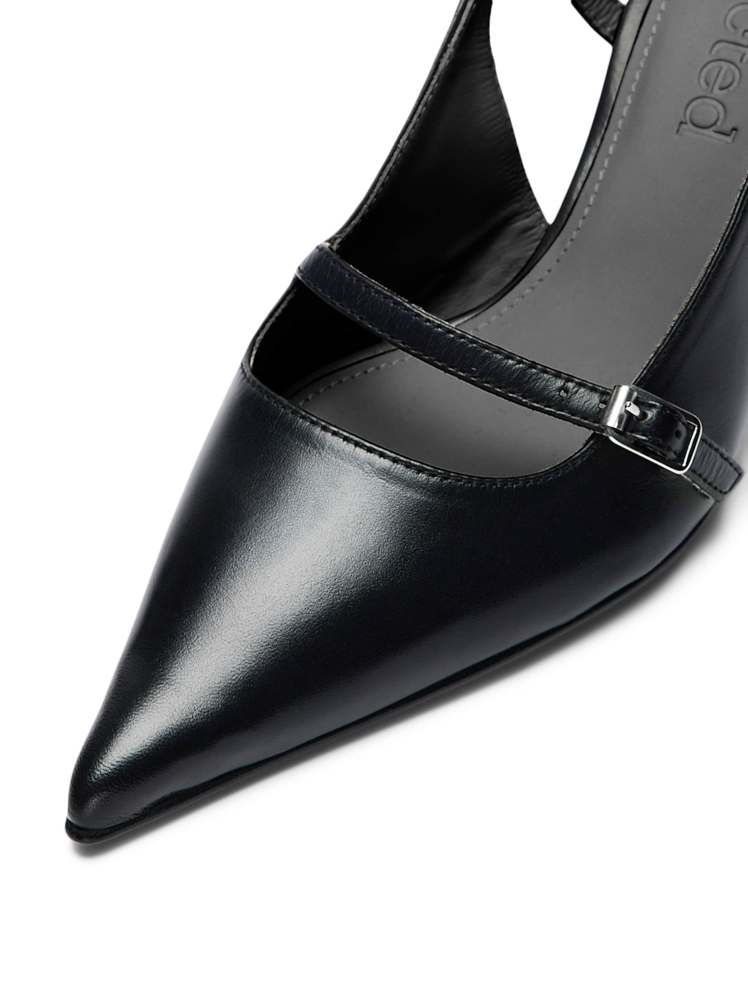 Escarpins à bride arrière SELECTED en noir