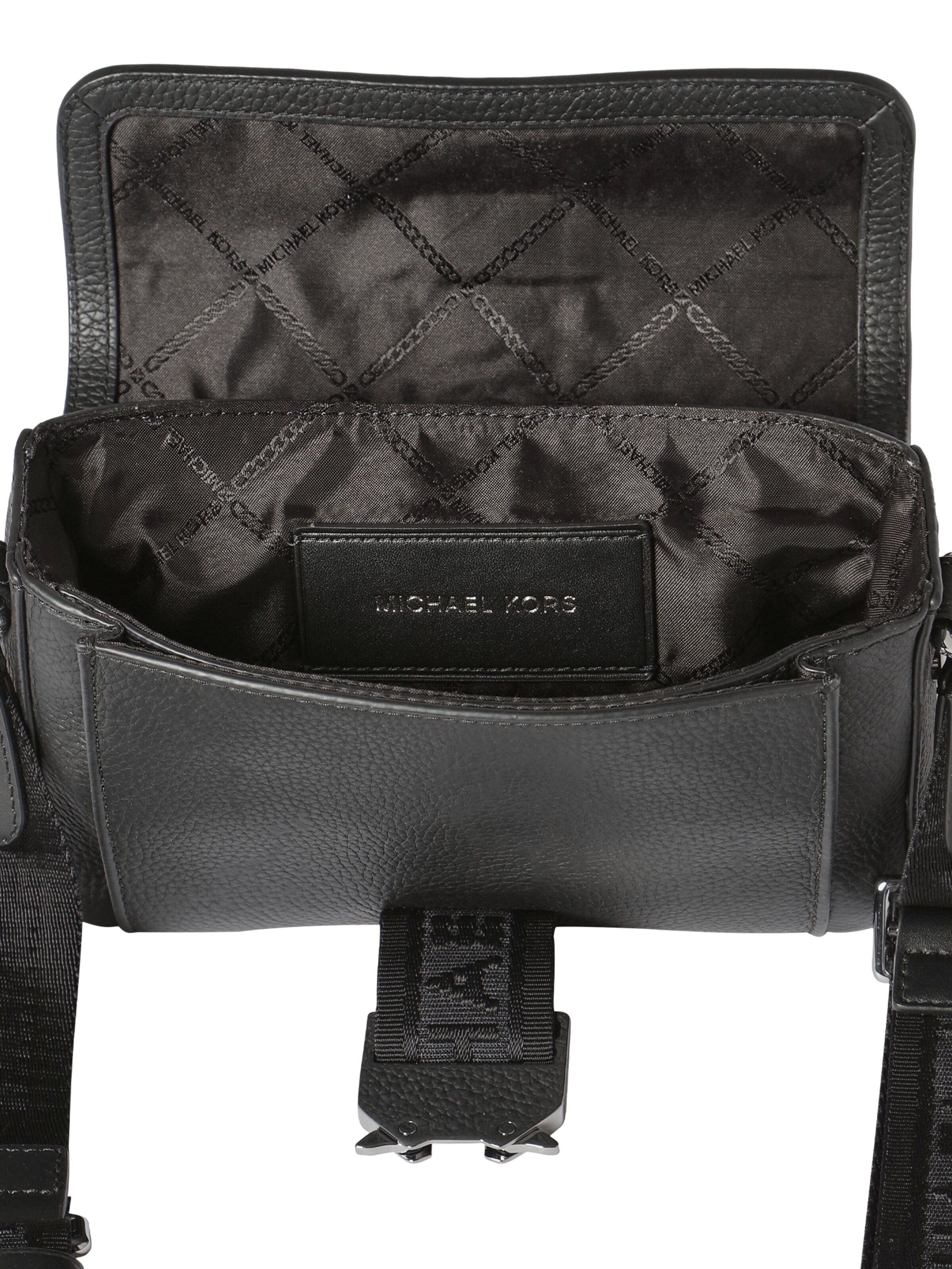 Michael Kors Чанта за през рамо тип преметка 'AVIATOR' в черно