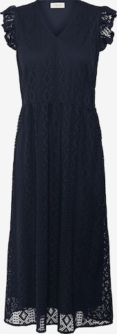 Cream Jurk 'Danika ' in Blauw: voorkant