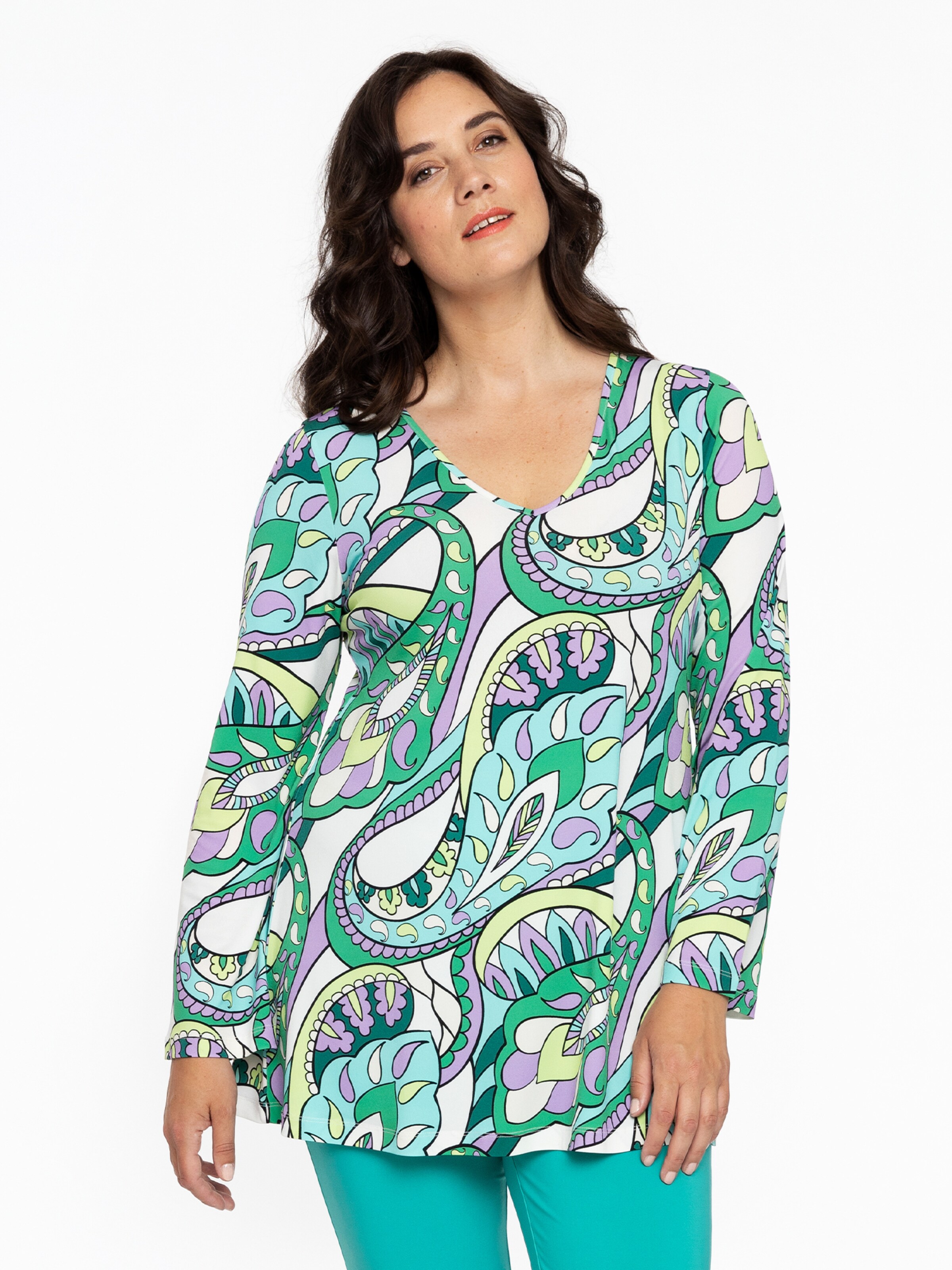 YOEK Tuniek in Gemengde kleuren: voorkant