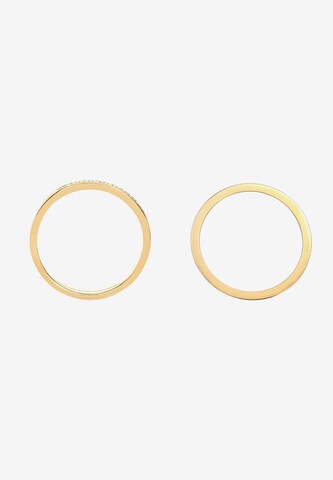Elli DIAMONDS Ring Bandring, Ring Set in Gold