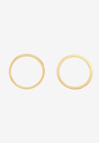 Elli DIAMONDS Ring Bandring, Ring Set in Gold