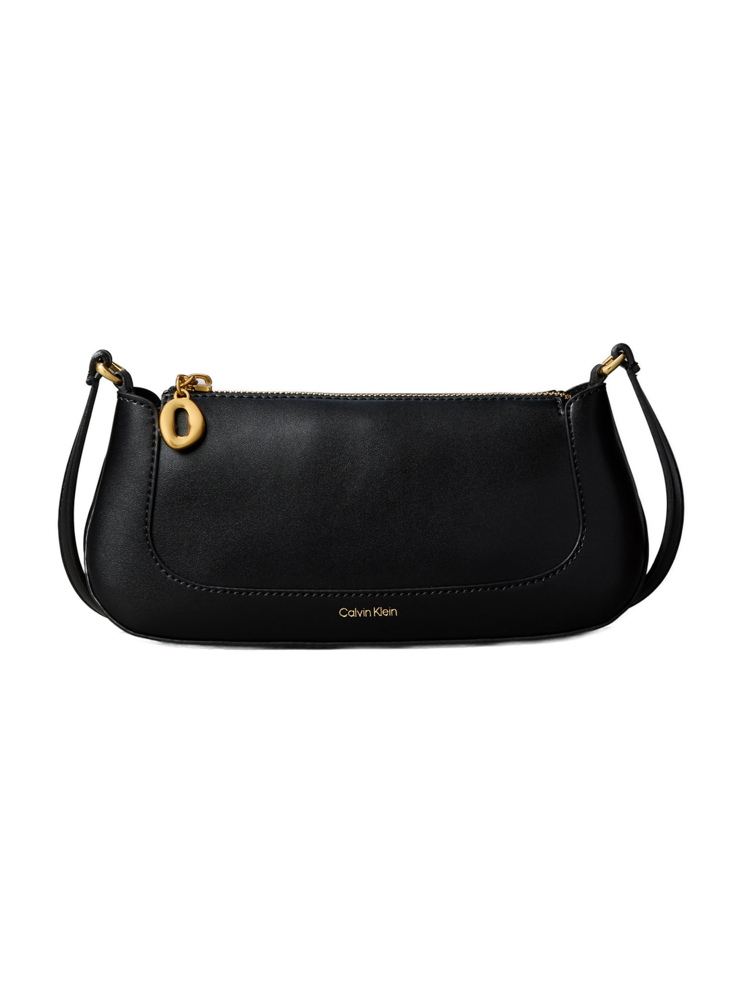 melns Calvin Klein Pleca soma: no priekšpuses