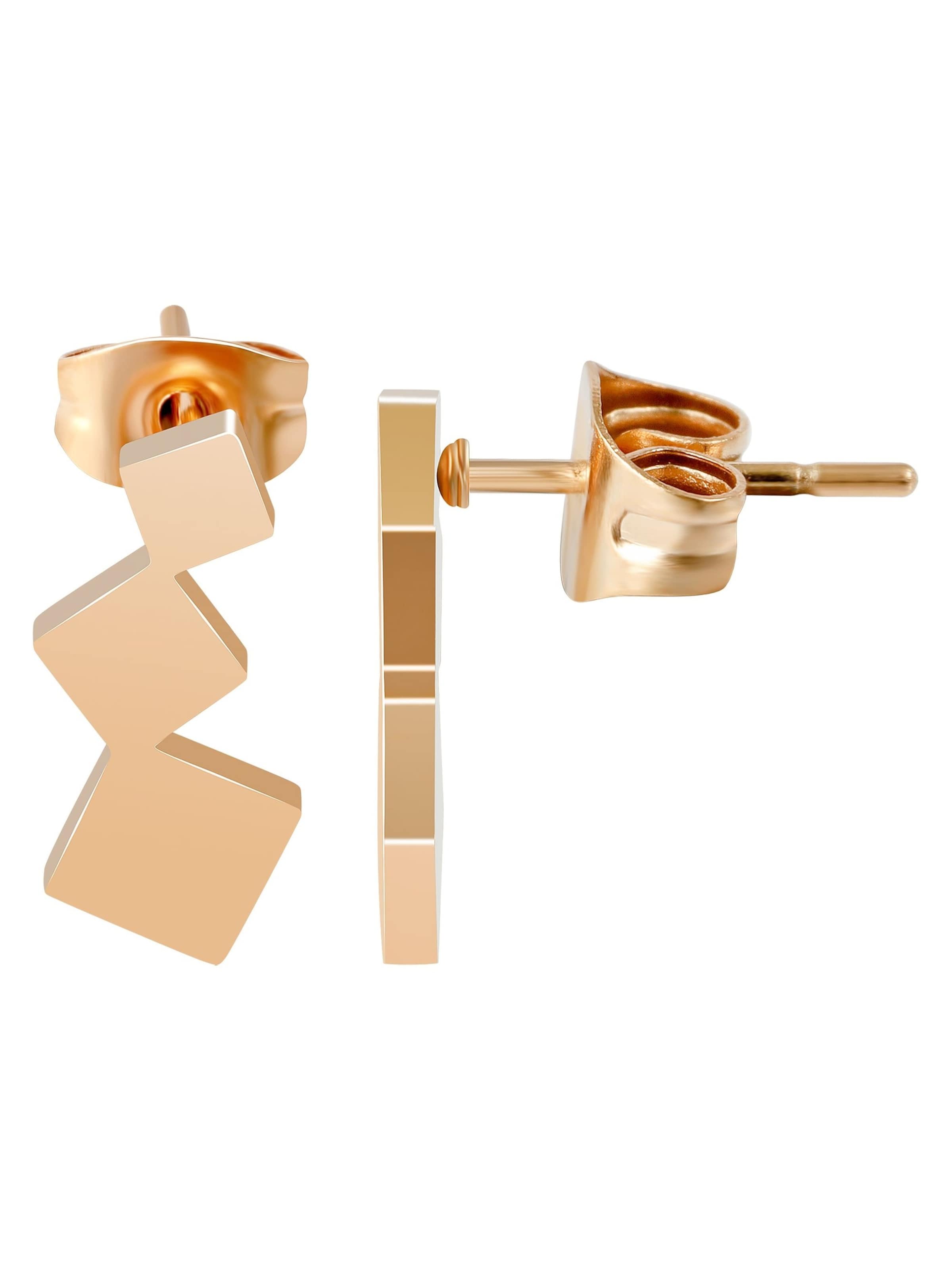 Akzent Earrings 'Petja, langlebig' in Gold