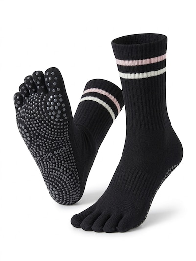 Millo Athletic Socks 'Freedome Yoga' in 34-38 in Black, Item view