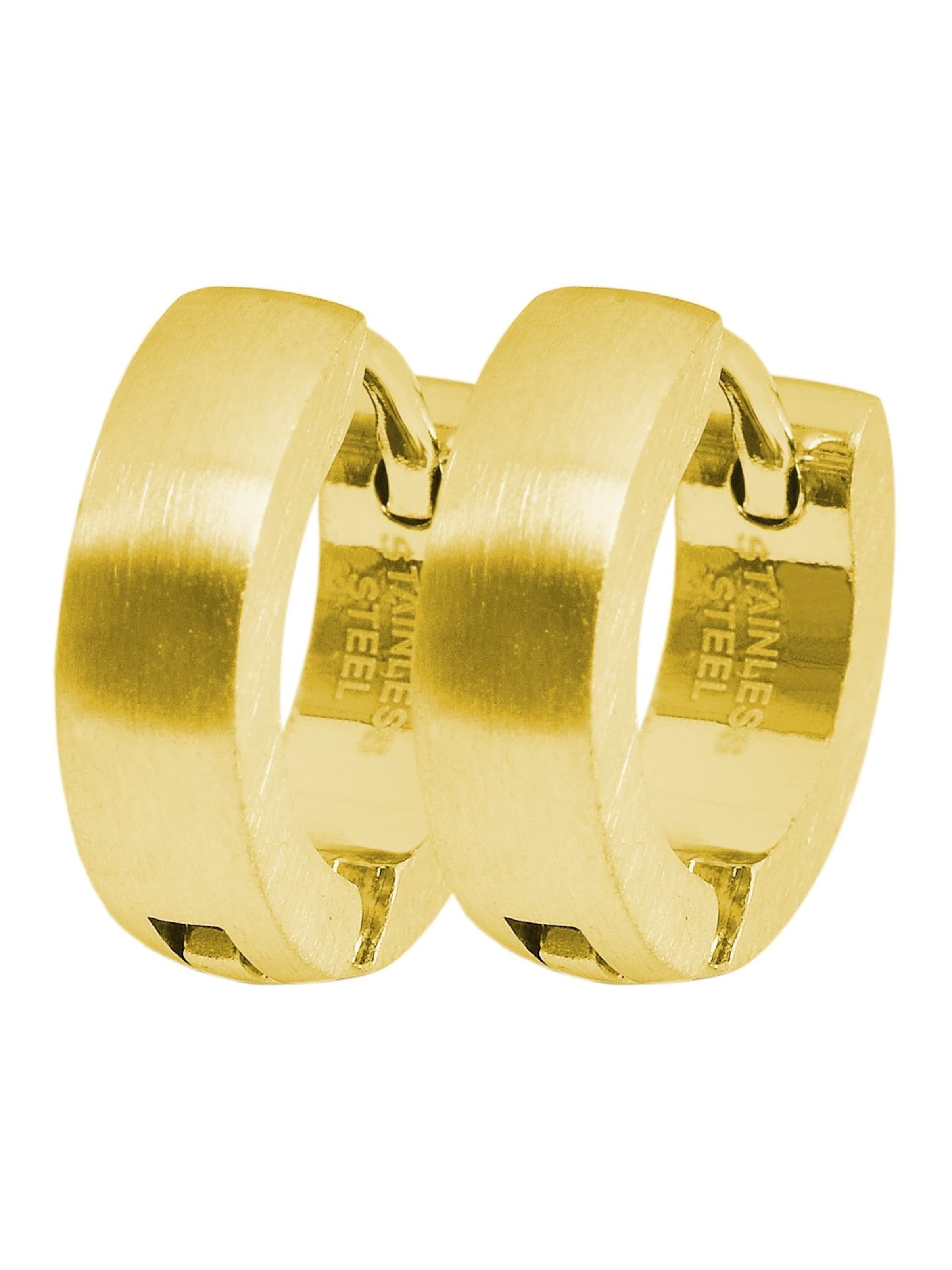 Akzent Earrings 'Messalie, langlebig' in Gold: front