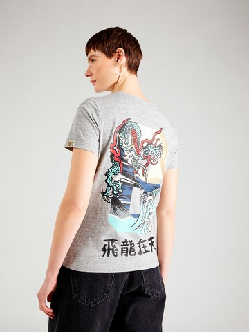 Superdry T-Shirt 'Chinese New Year' in Grau: Vorderseite