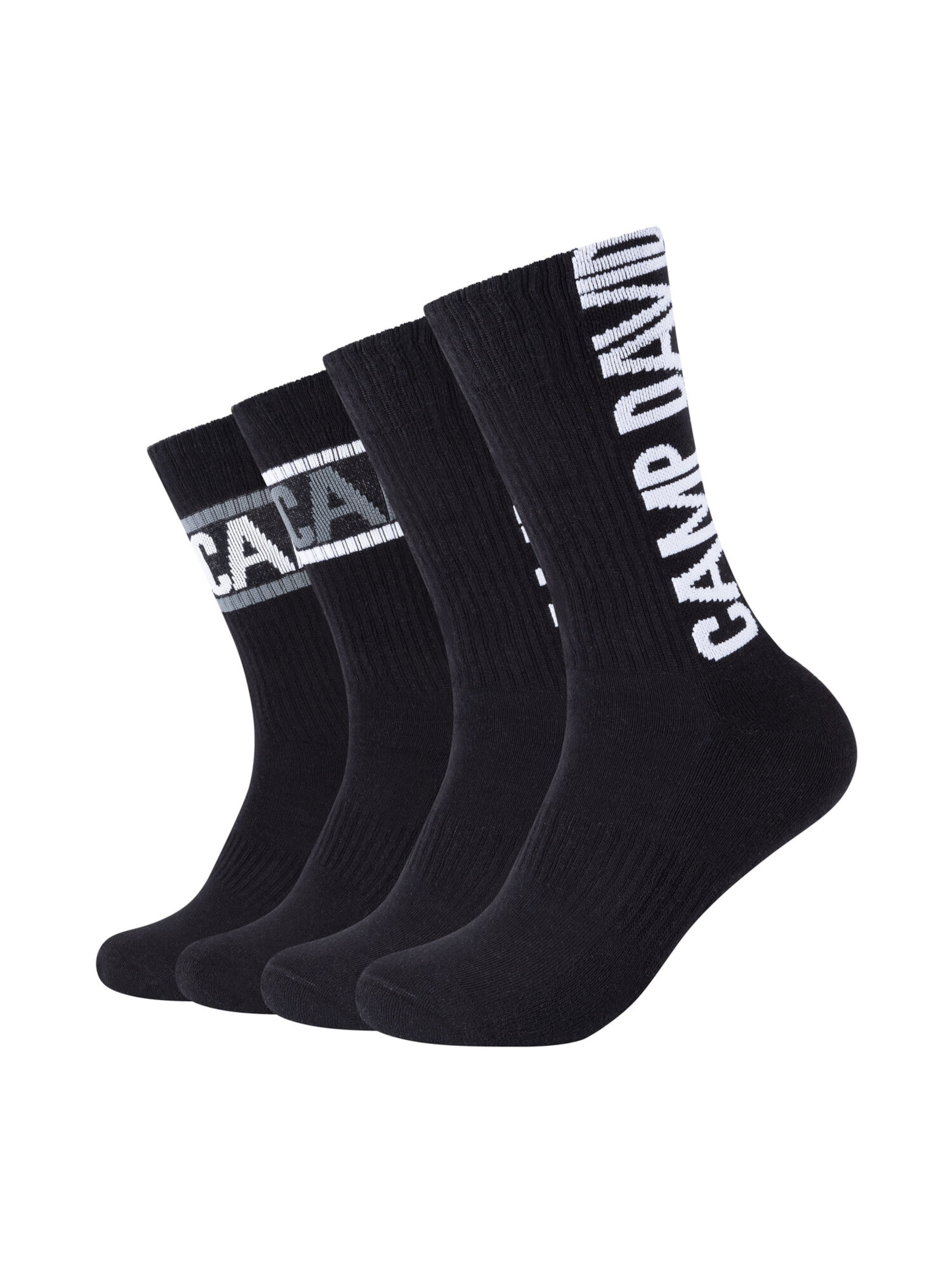 CAMP DAVID Sportsokken in de kleur Zwart / Wit, Productweergave